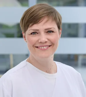 Janine Römpke Oberärztin im Zentrallabor.